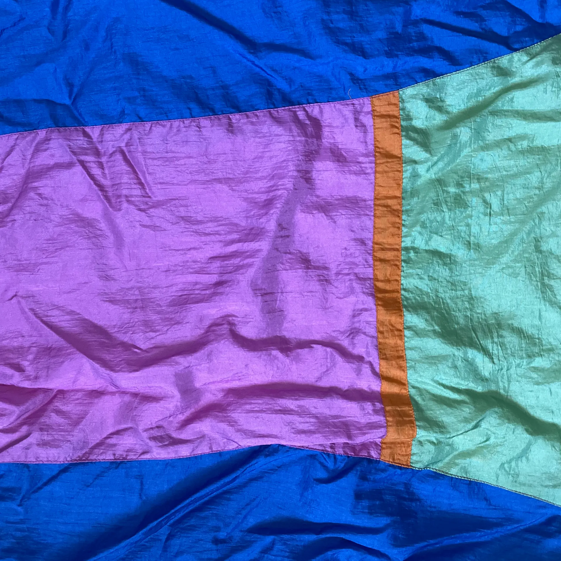 Vintage Shell Shock Colorful Windbreaker Pink Size XL - Image 9