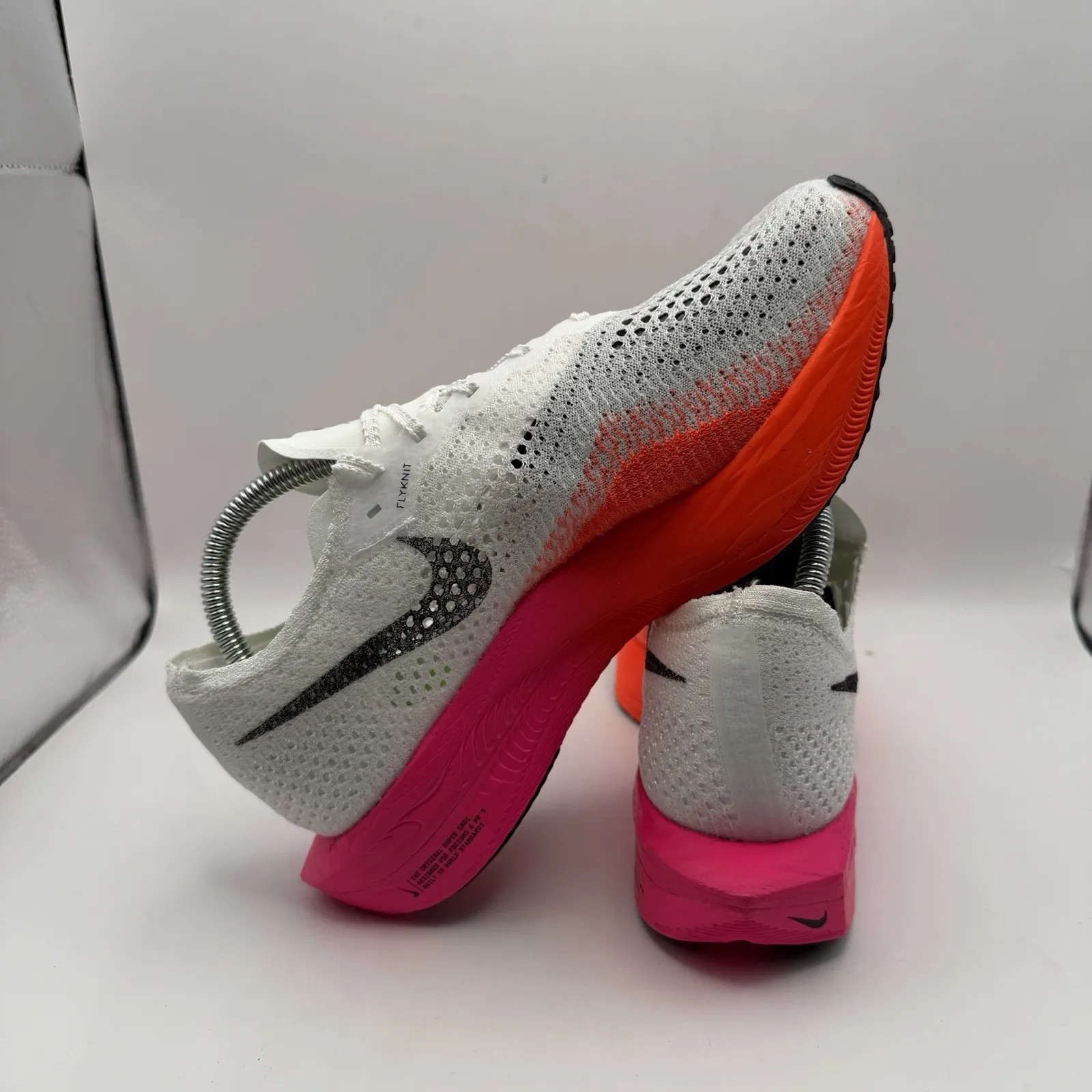 Nike ZoomX VaporFly Next% 3 FK Women's Size 9 White Pink Running Shoe HF4995-100 - Image 5
