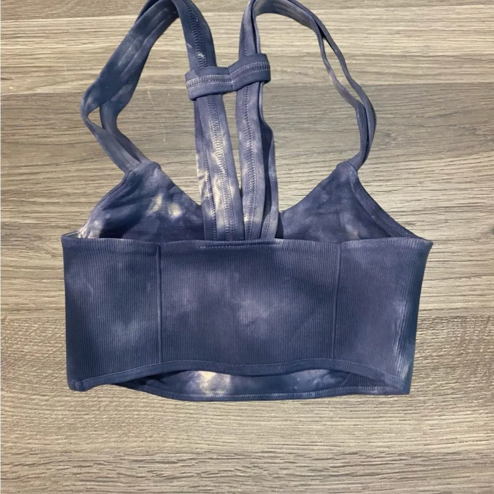 🆕FP Movement by Free People NWOT On the Radar Bra in Tie Dye Blue (FPM - Image 7