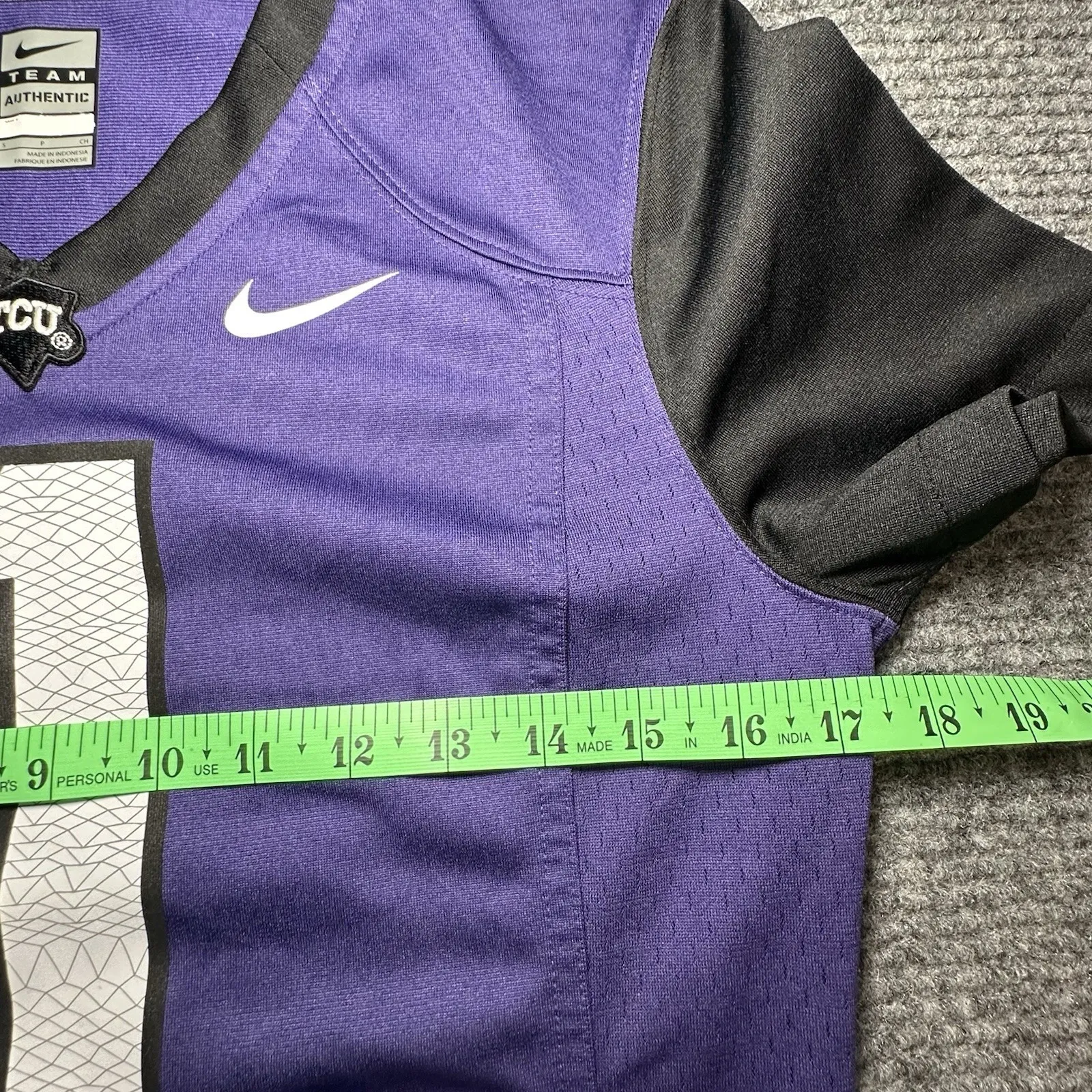 Nike Texas Christian TCU Horned Frogs Purple Jersey #1 Women's Size Small Purple - Image 4