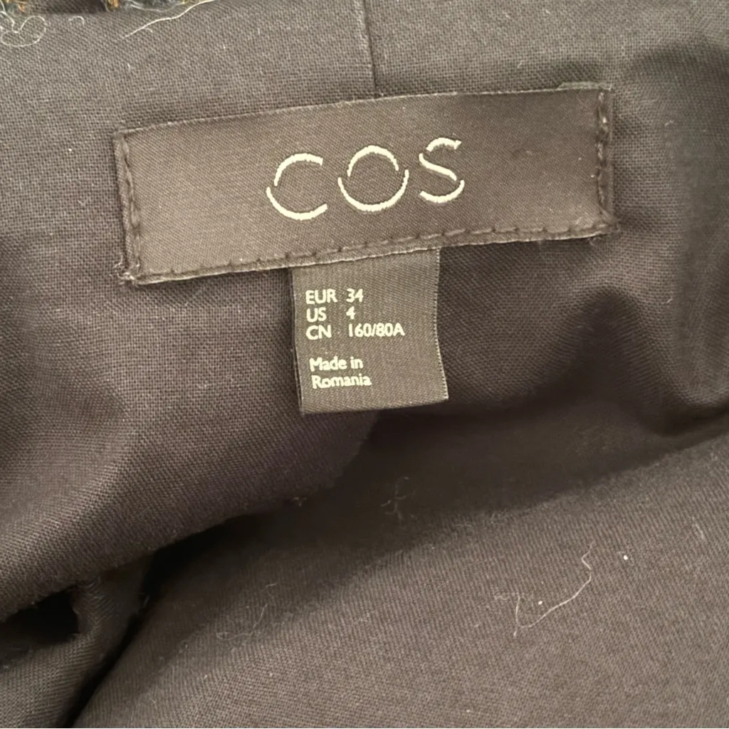 COS Houndstooth Wool-Mix Coat - Image 5