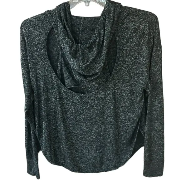 Athleta Women's Pullover Open Back Sweater Dark Grey Sz Med‎ Excellent Condition - Image 3