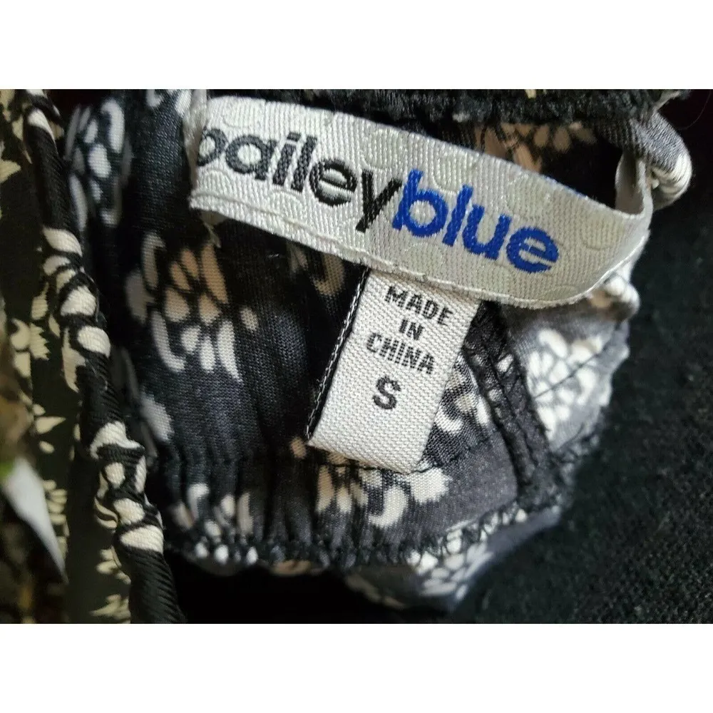 Bailey Blue Multicolor Polyester V-Neck Dress - Image 8