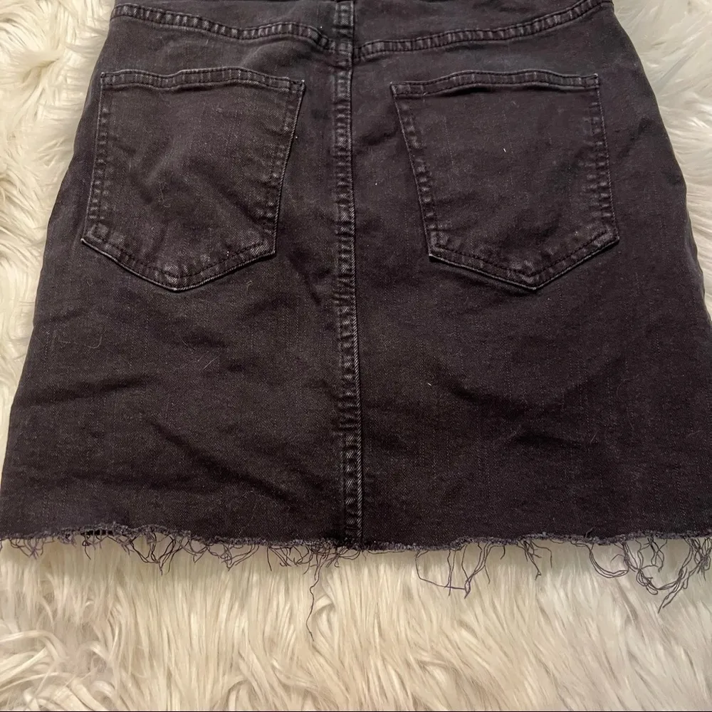 Cotton On Denim Mini Skirt Black - Image 10