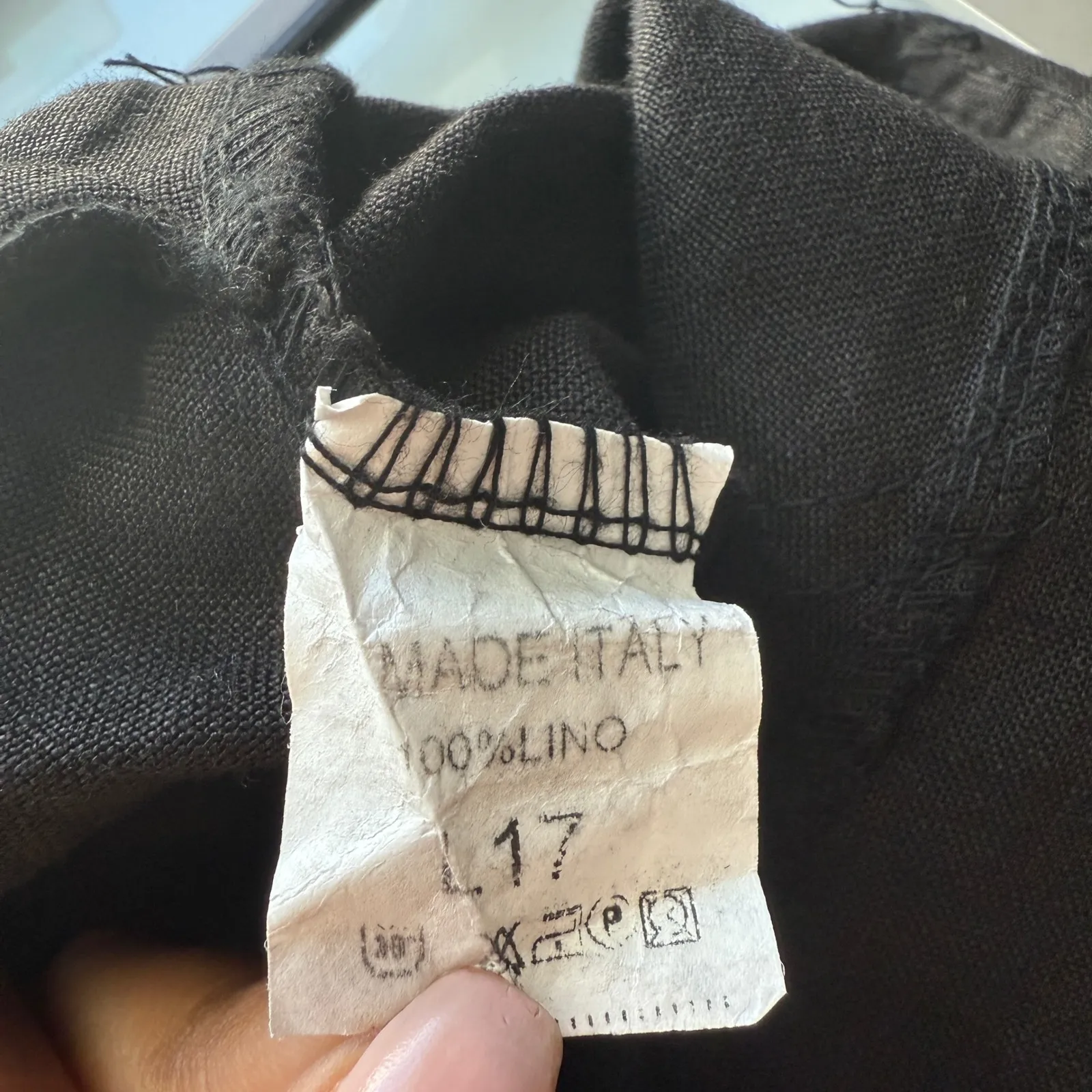 Aoyama Itchome Anthro Italian 100% Linen Shorts Pleated Vintage Luxury sz‎ L - Image 5