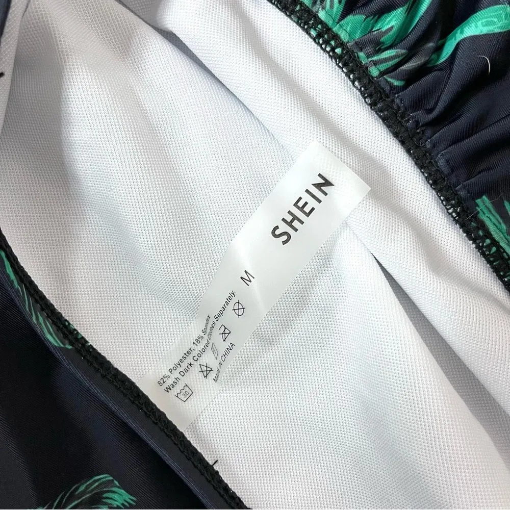 SHEIN one piece leaf print swimsuit - Image 5