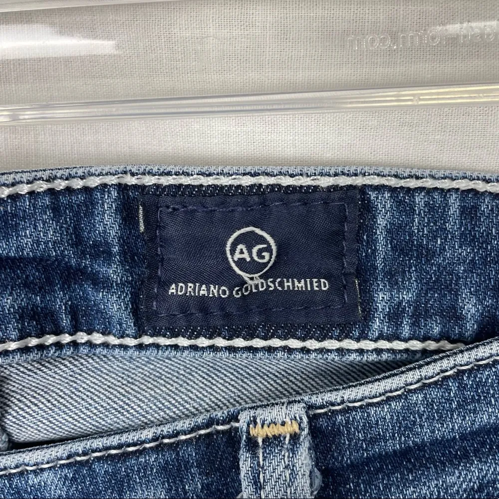 AG Adriano Goldschmied The Stilt Cigarette Leg Medium Wash Skinny Jeans - Image 5