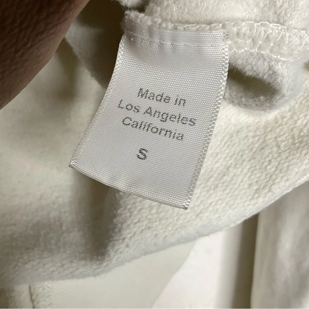 Clare V. Charlotte Cotton Sweatshirt S - Image 9