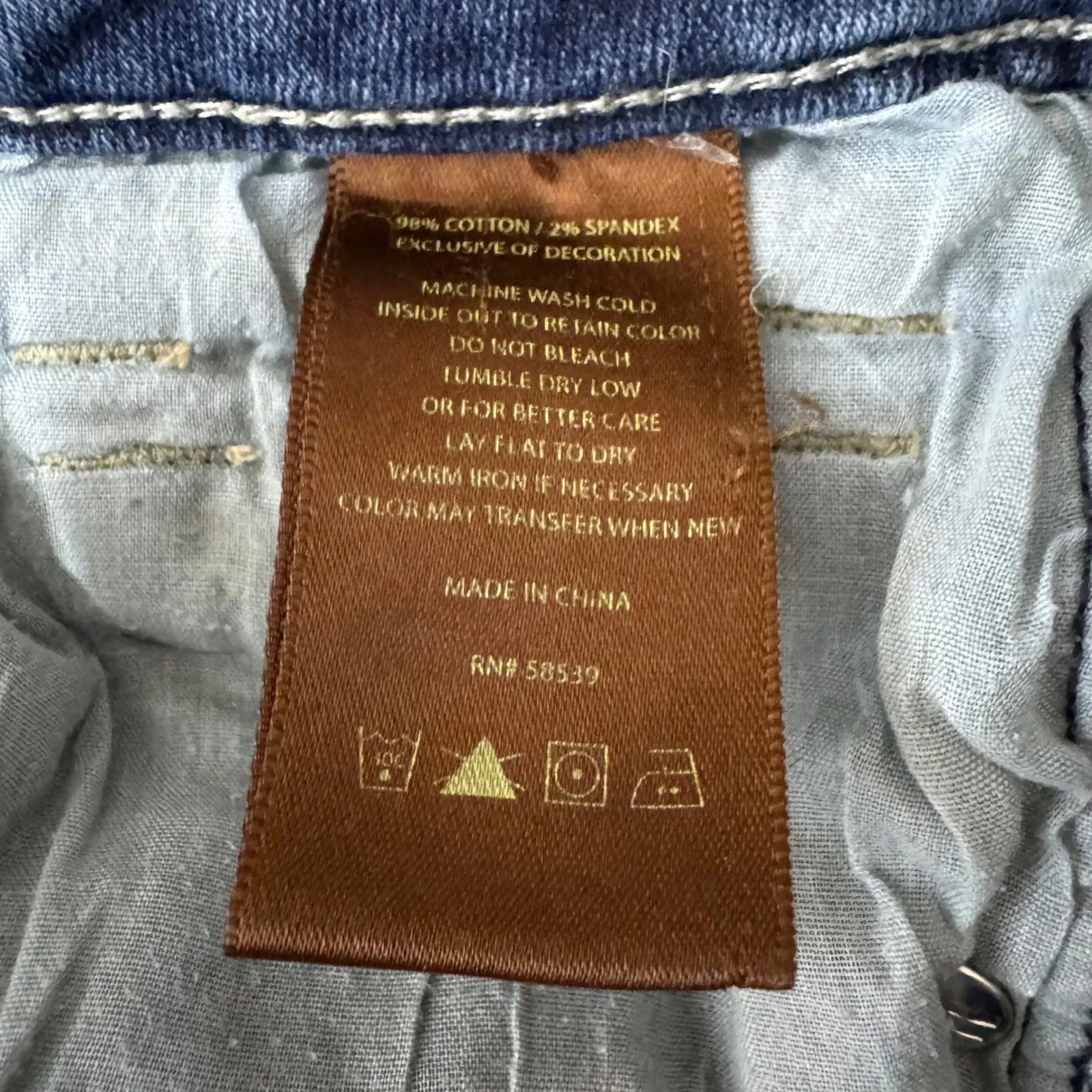 KUT from the Kloth Nicole Crop Jeans Women's Size 10 Blue Denim - Image 8