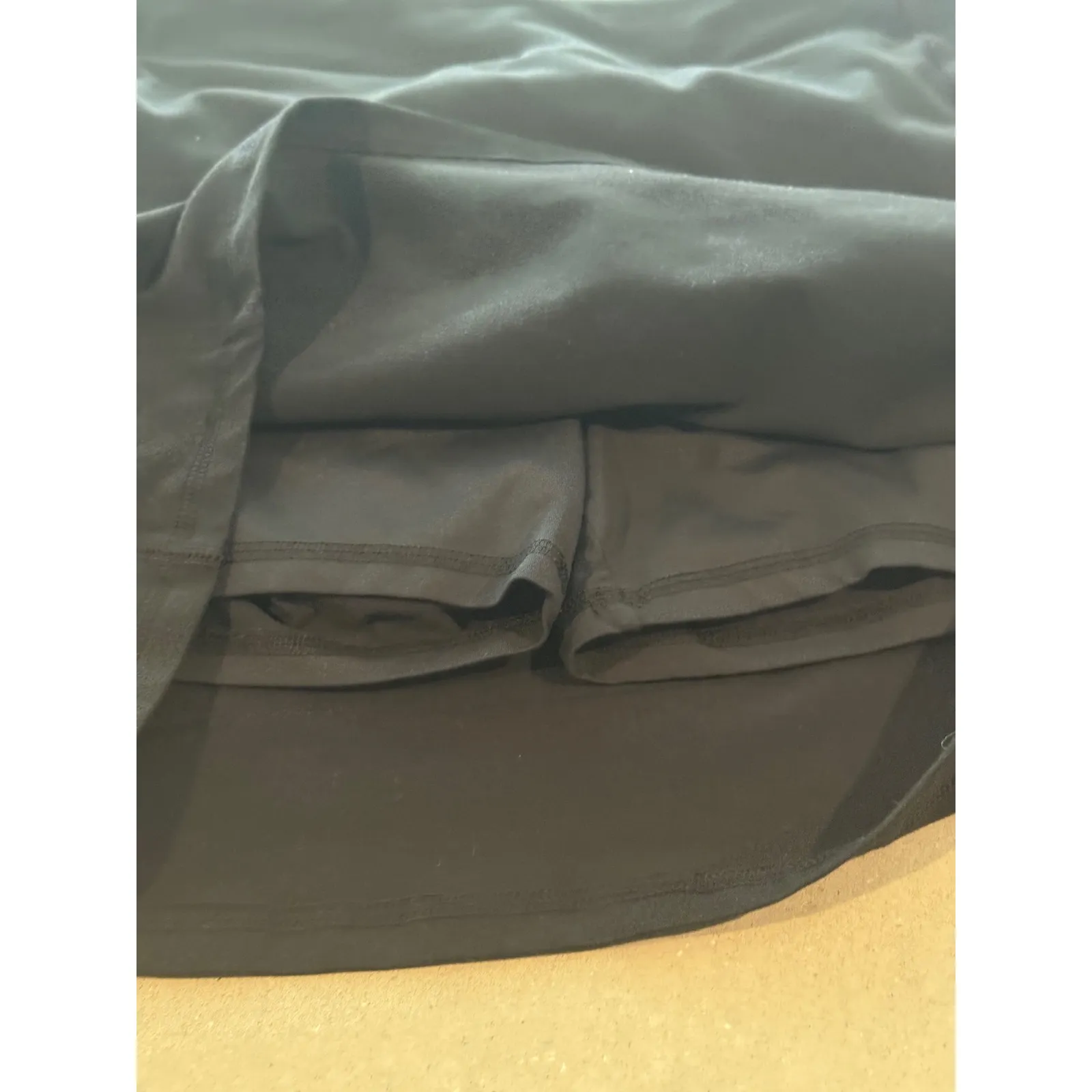 Lands End Black Athletic‎ Skort Tennis Golf Athletic Skirt Shorts Women S/P - Image 6