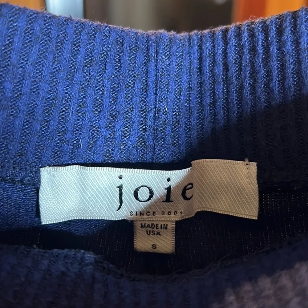 Joie Navy Blue Knot Jogger Pants Size Small - Image 4