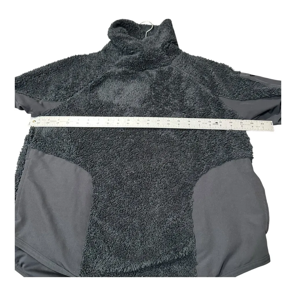Nike Black Charcoal Fleece Pullover Jacket Men’s Medium (Women’s‎ L) - Image 3