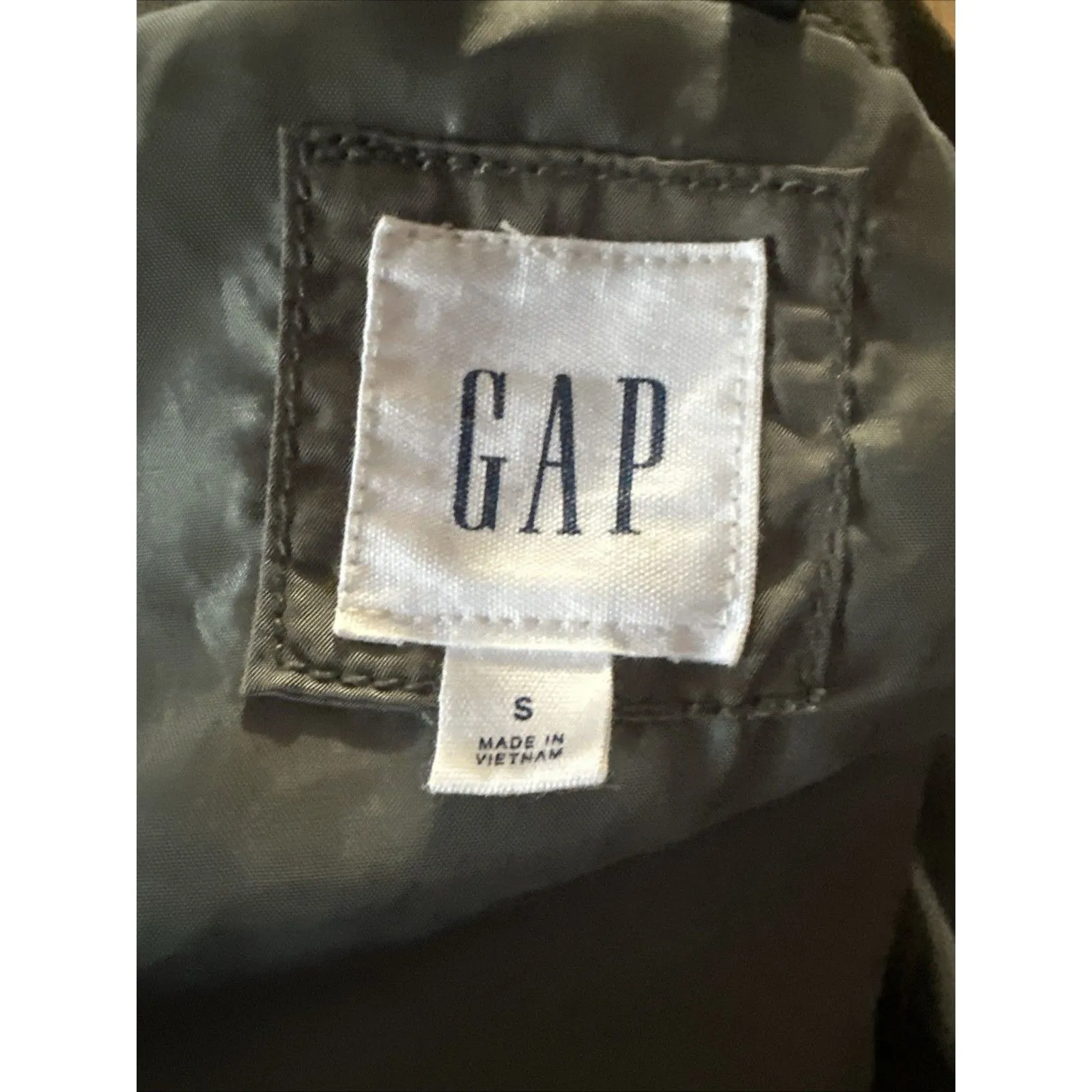 GAP Women's Light Green Jacket Size Small | Casual Lightweight Zip-Up Coat - Image 8