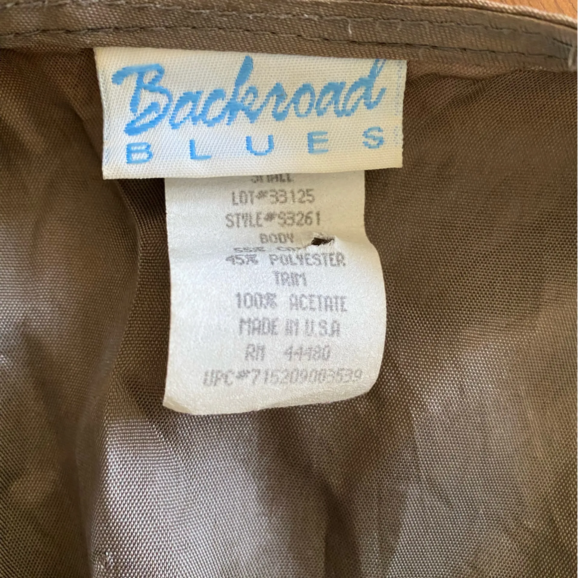 Vintage Rock & Roll Tapestry‎ Vest - Image 5