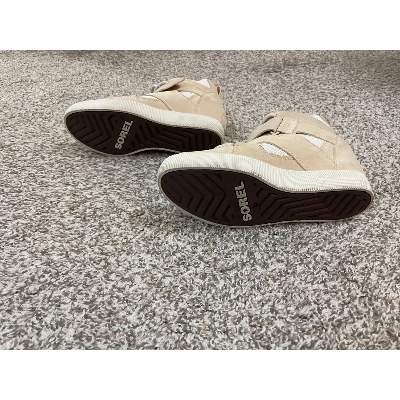 Sorel Out N' About Sport Wedges Women's Size 8 Beige Preloved - Image 5