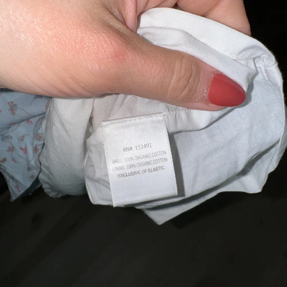 Hope & Henry Smocked floral dress short Sleeve Organic hill house cotton pockets Blue Size 6 - Image 8