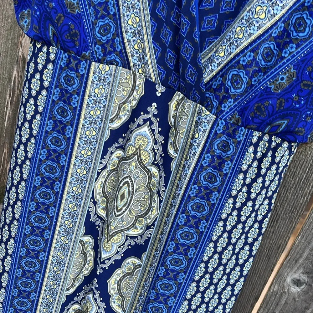 Chico's EUC Chico’s Mixed Print Maxi Dress Size Medium - Image 6