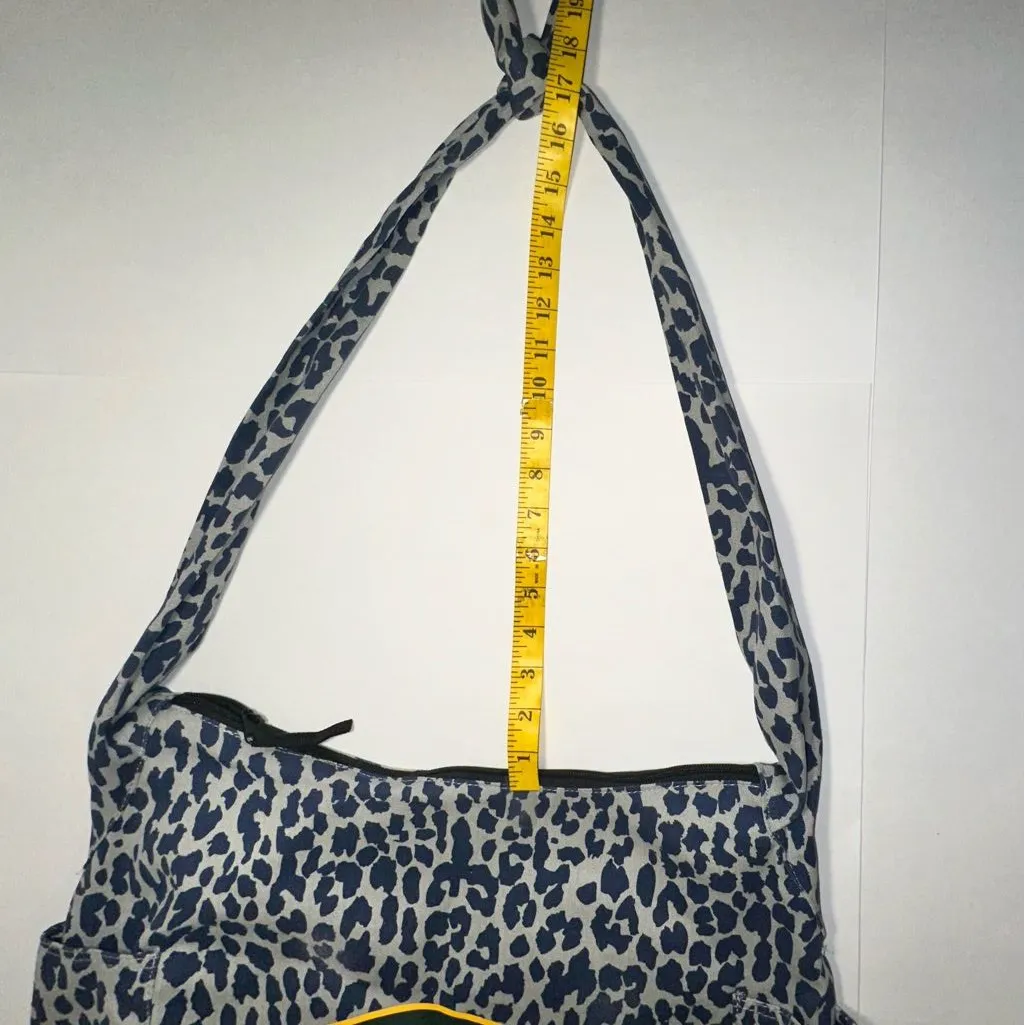 NFL Green Bay Packers‎ Tailgate Canvas Tote Bag Purse Football Beach Gym Leopard - Image 4