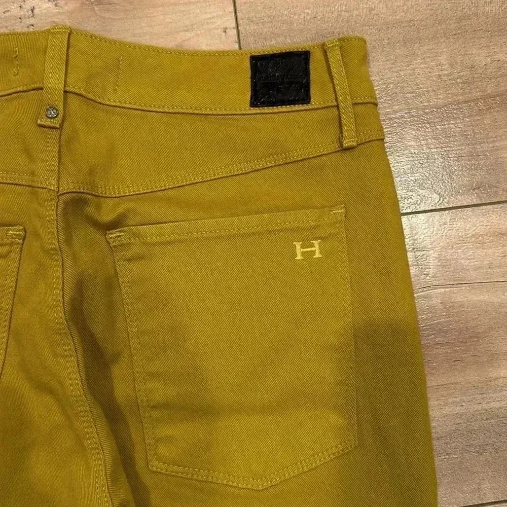 NWT Habitual Almas Zip Skinny Jean Tapestry Yellow Mustard Slim Jeans Sz 26 - Image 15