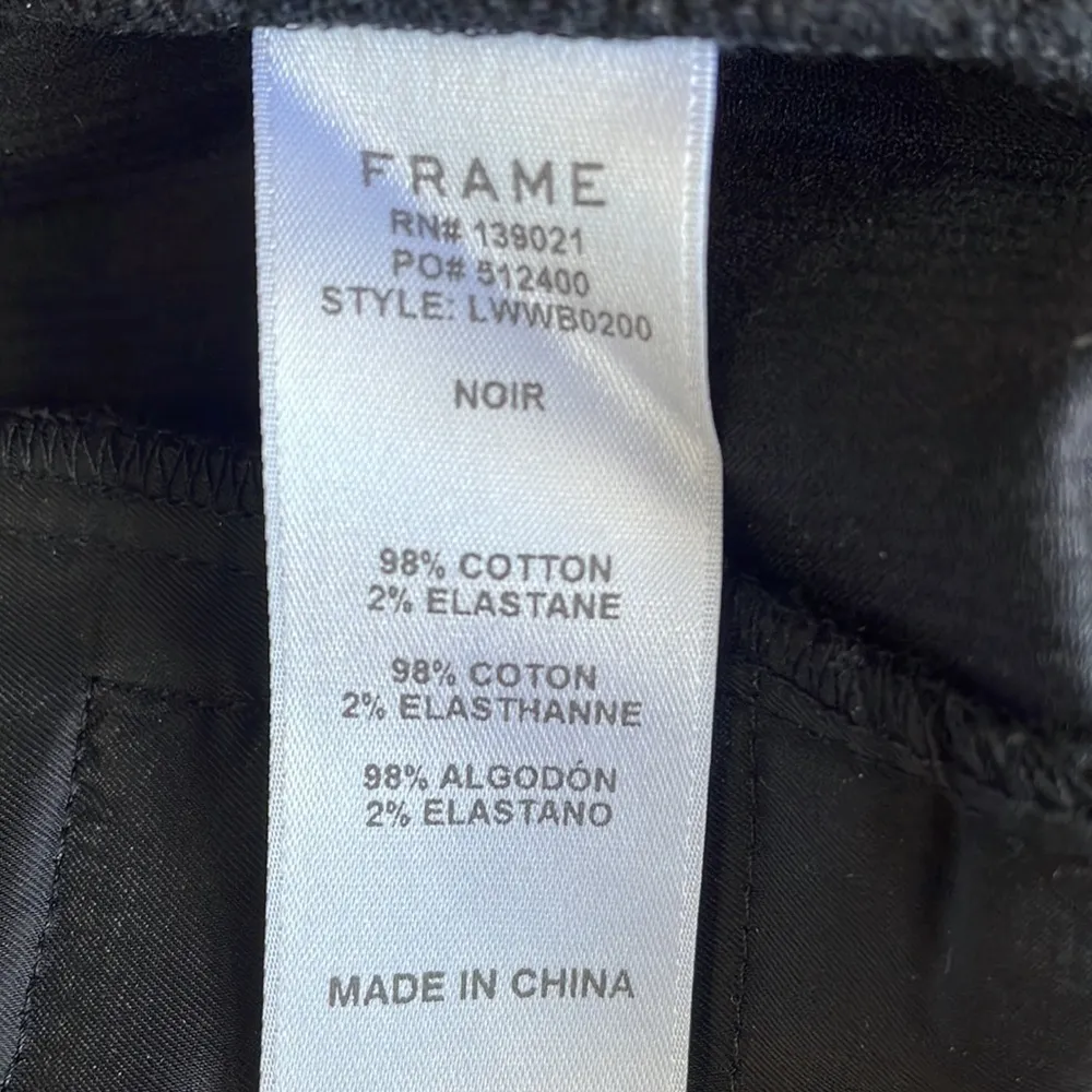 Frame Velvet Striped Cropped Pants - Image 8