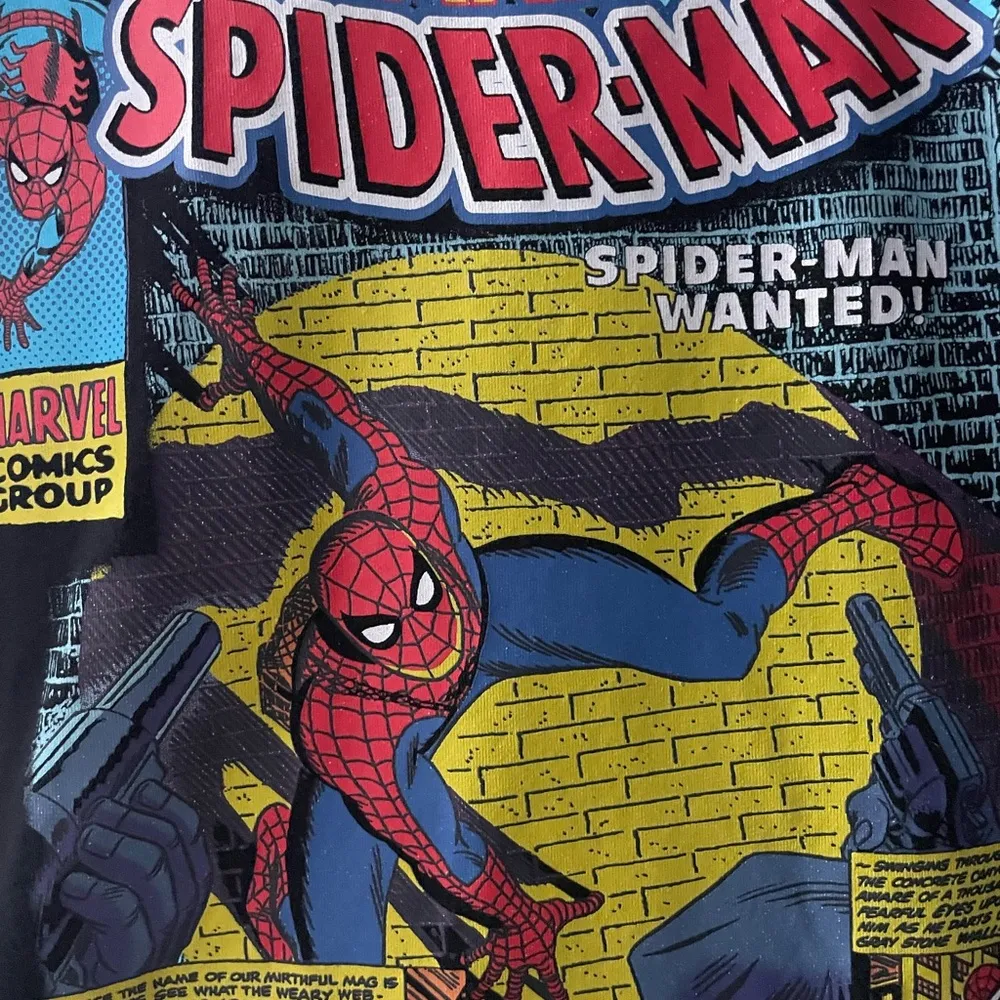 Unisex Black Marvel Spider-Man XS t-shirt - Image 3