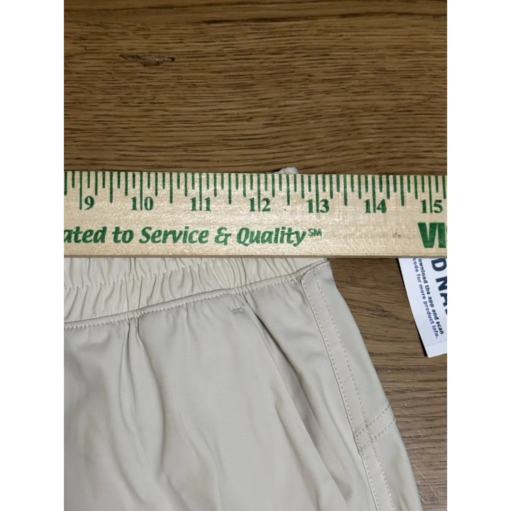 Old Navy Soft Go Dri Yoga Athleisure Pants Woman Sz XS Cream Pockets Preppy‎ NWT - Image 8