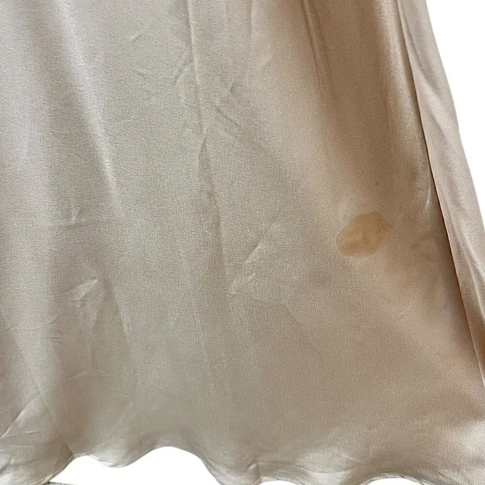Show Me Your Mumu Tuscany Maxi Slip Dress in Champagne Luxe Satin size XS - Image 9