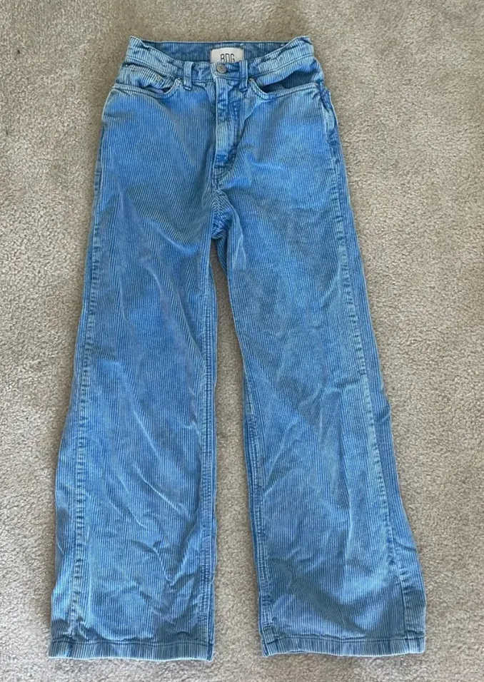 Urban Outfitters BDG Blue Corduroy Pants Mom Jeans - Image 1