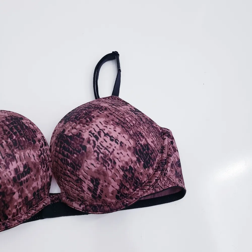 Victorias Secret Wear Everywhere Super Pushup Bra Snake Print Support Bra - Image 2