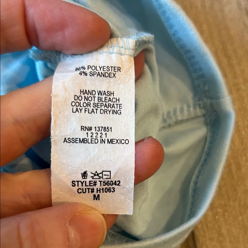 Sincerely Jules Sky Blue Short Sleeve Tee Size M - Image 3