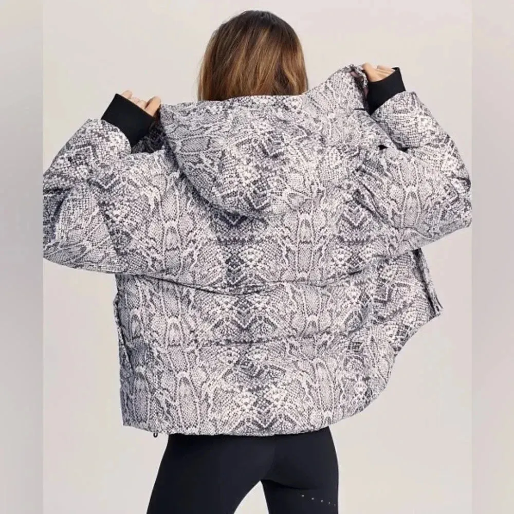 Varley Highland Puff Jacket Contrast Snake XS - Image 15
