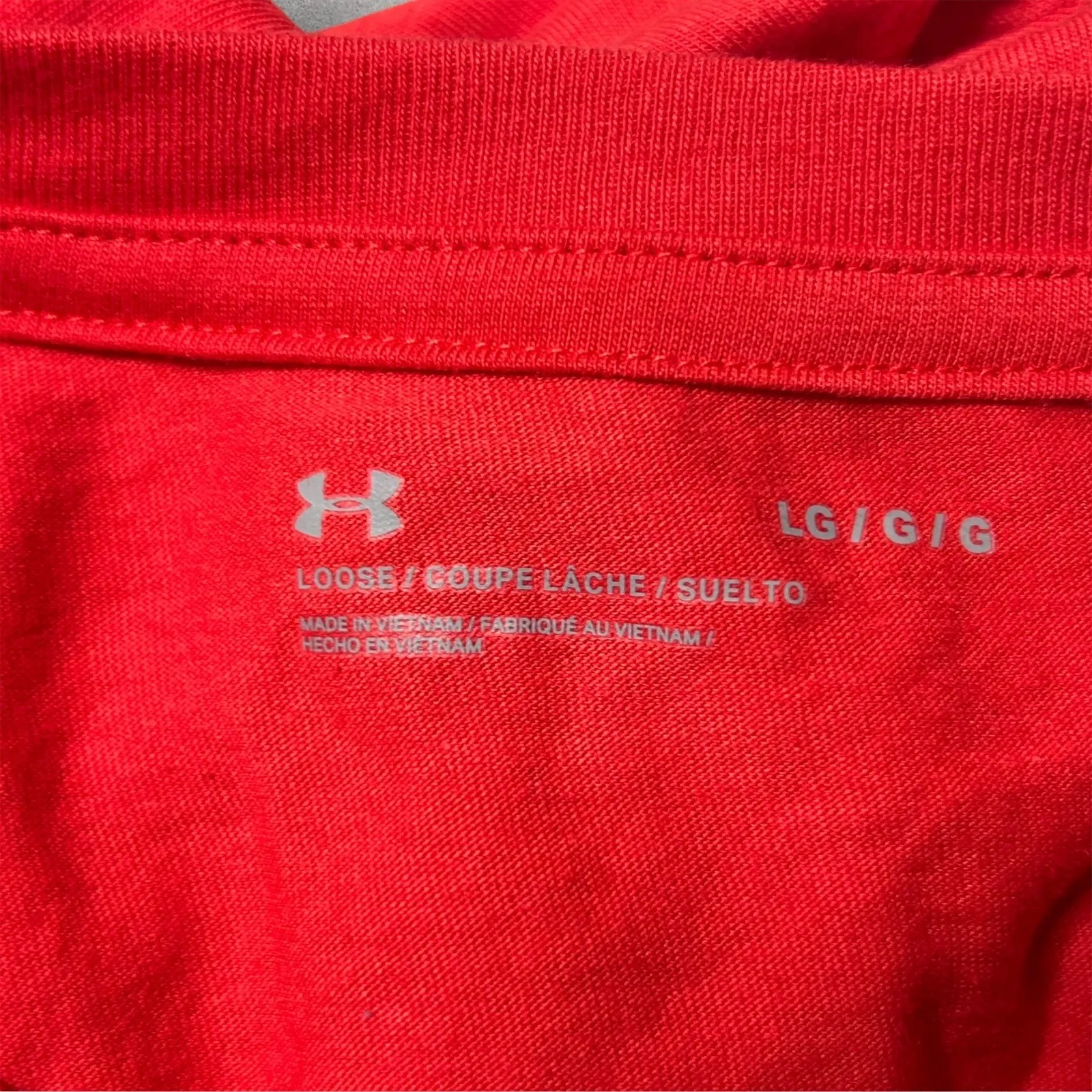 New Cincinnati Bearcats T-Shirt Womens L‎ Red Under Armour Long Sleeve Tee NCAA - Image 4