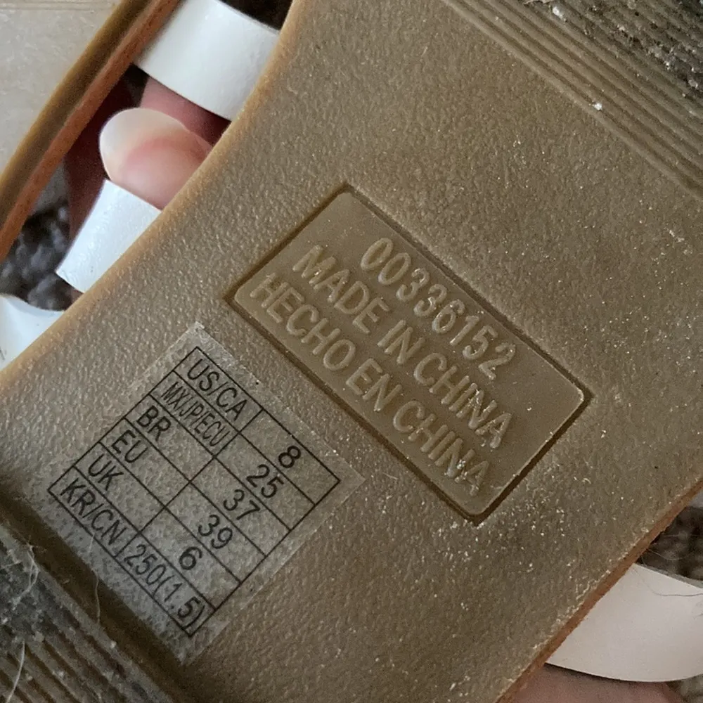 Forever 21 Gladiator Sandals Strappy White Shoes Casual Coquette Flats Size 8 - Image 5