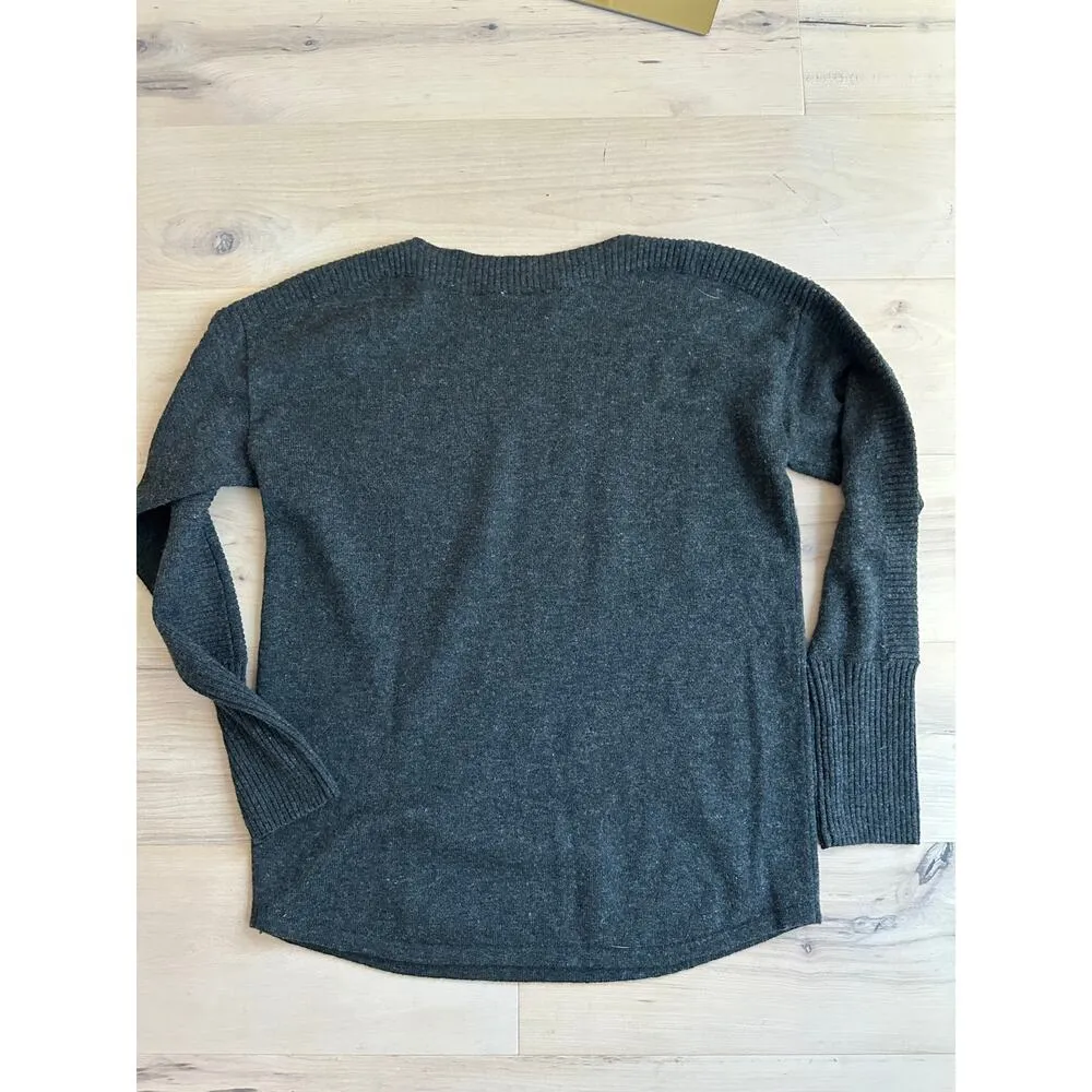 Royal Robbins Womens Wool Sweater Size XS Gray Lightweight Layering - Image 6