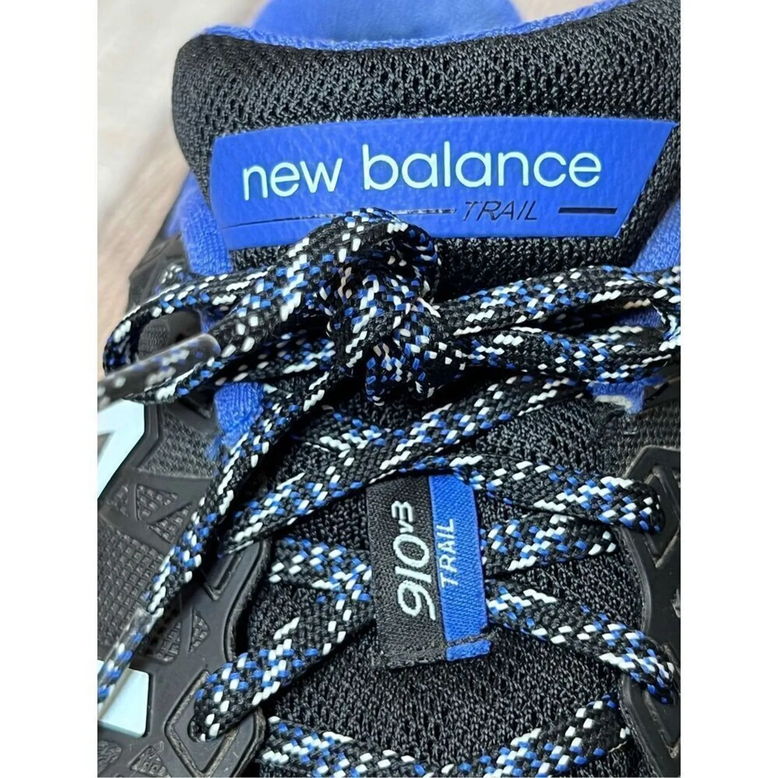 New Balance WT910GX3 Women's 910 v3 Gore-Tex Blue Black Trail Running Sneaker 10 - Image 10