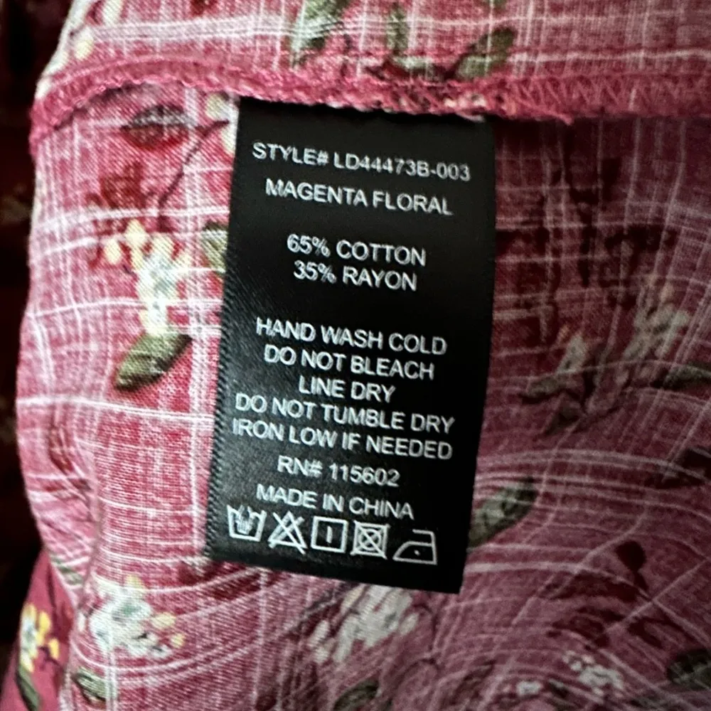 Lush Floral Print Red Women's Mini Dress (671) - Image 16