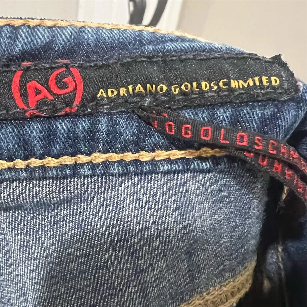 AG The Club Women's Flare Jeans Size 28 Blue Medium Wash Denim - Image 11