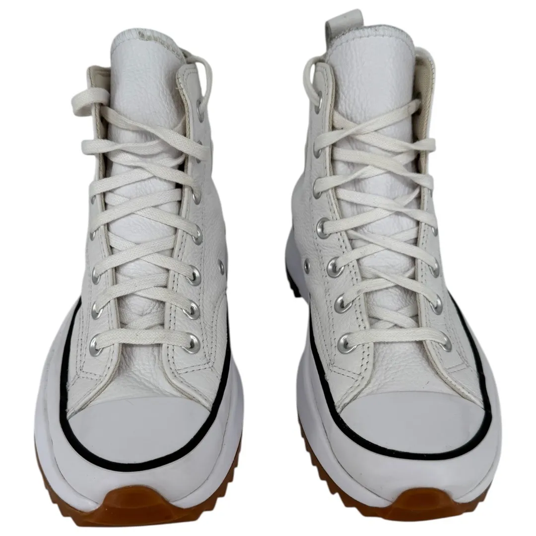 Converse Women's Run Star Hike High Top Leather Platform Sneakers White Size 7 - Image 6