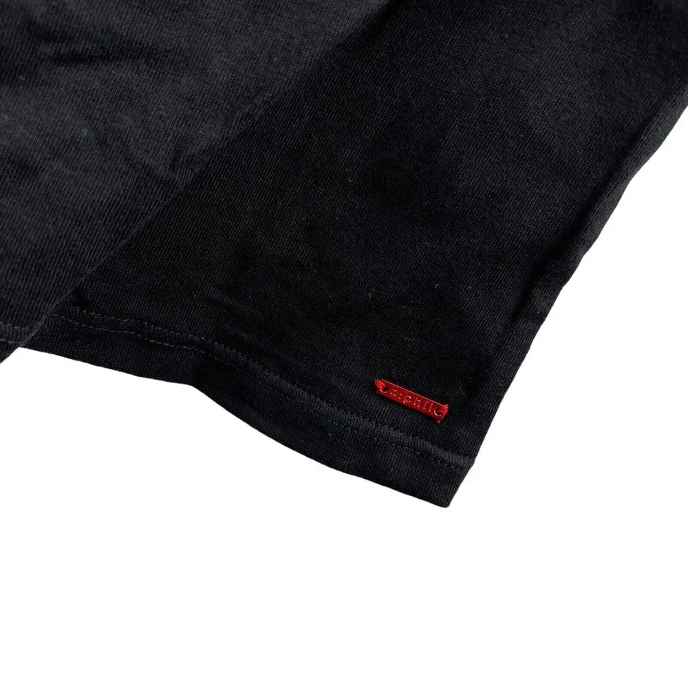 n:PHILANTHROPY Black Leonardo Knot Front Short Casual Shirtdress Black Med New - Image 21