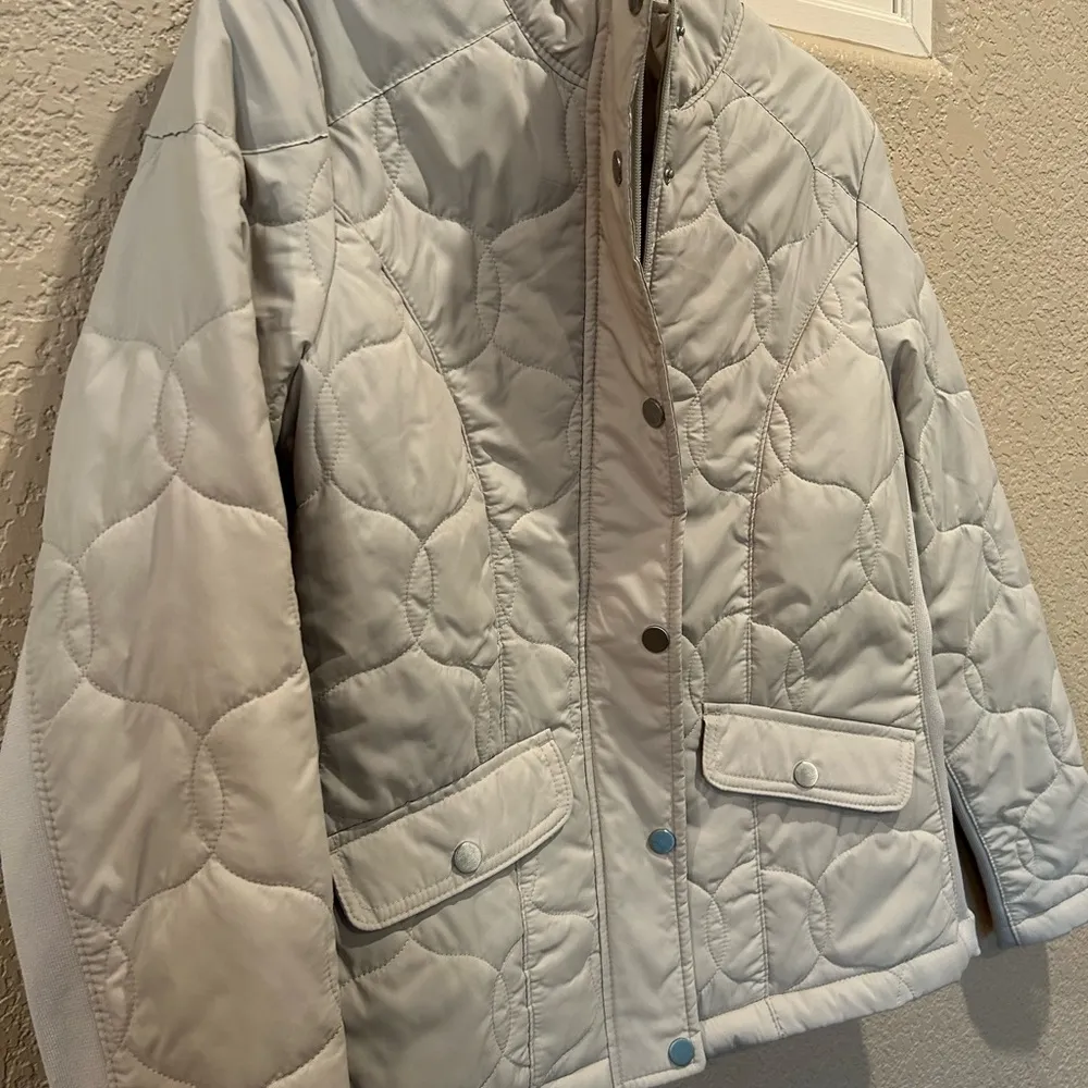 A New Day Women's Quilted Jacket in Beige - Image 3