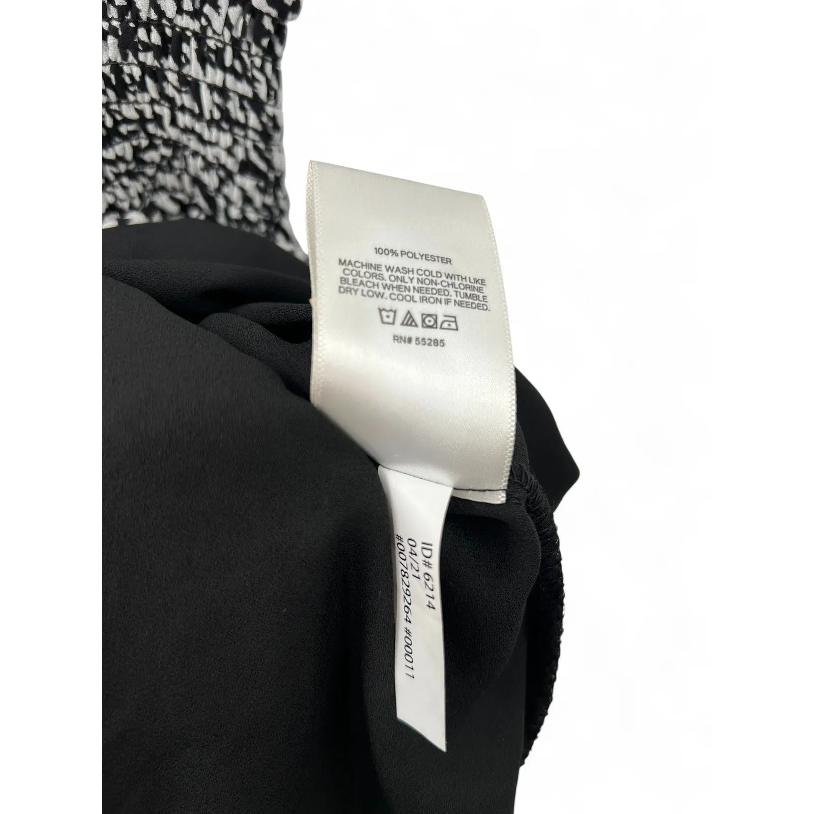 NWT EXPRESS | XS | Dress Mini Animal Print Sleeveless Mock Neck Tiered Ruffle - Image 7