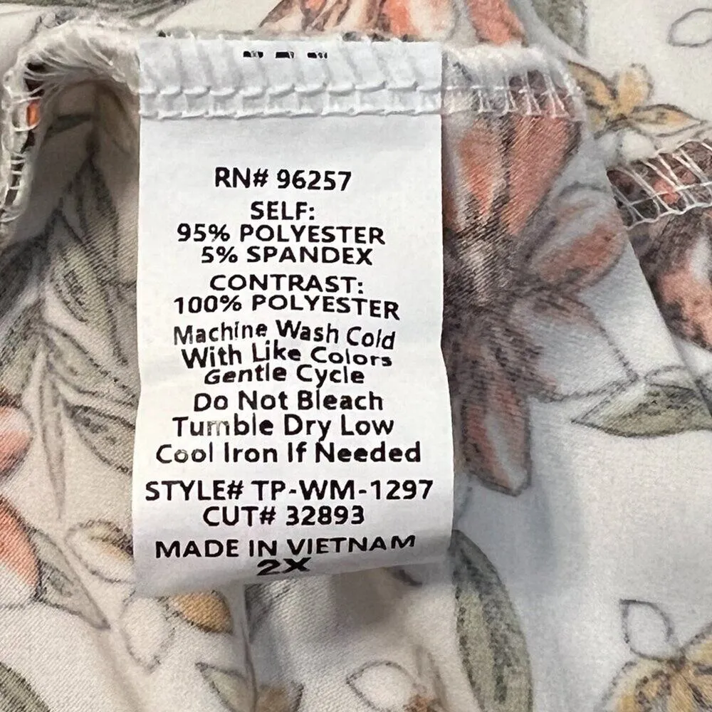 Per Seption Open Shoulder Top Size 2X - Image 5