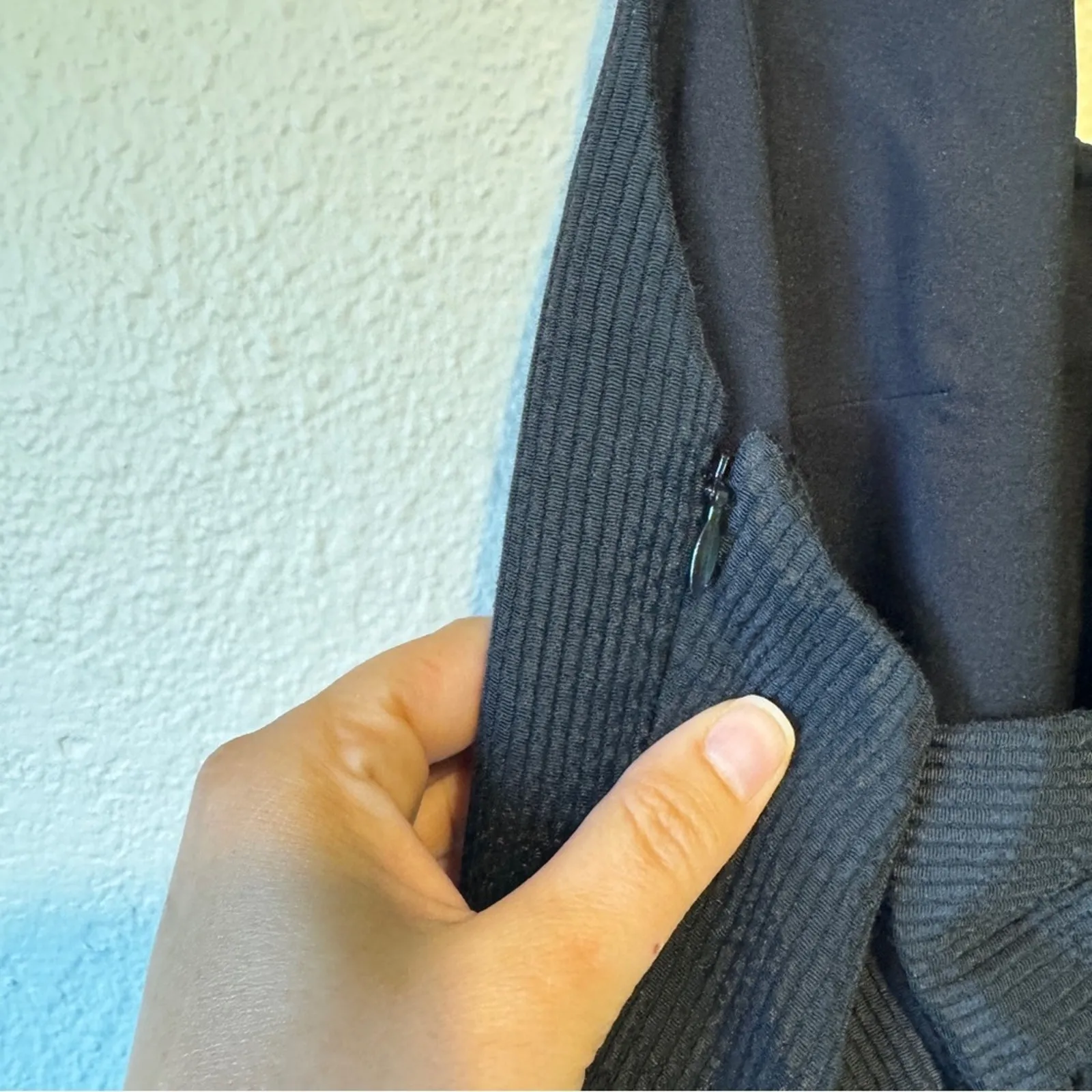 Club Monaco Black Babydoll Mini Dress Womens 6 Whimsigoth Coquette Sleeveless - Image 10