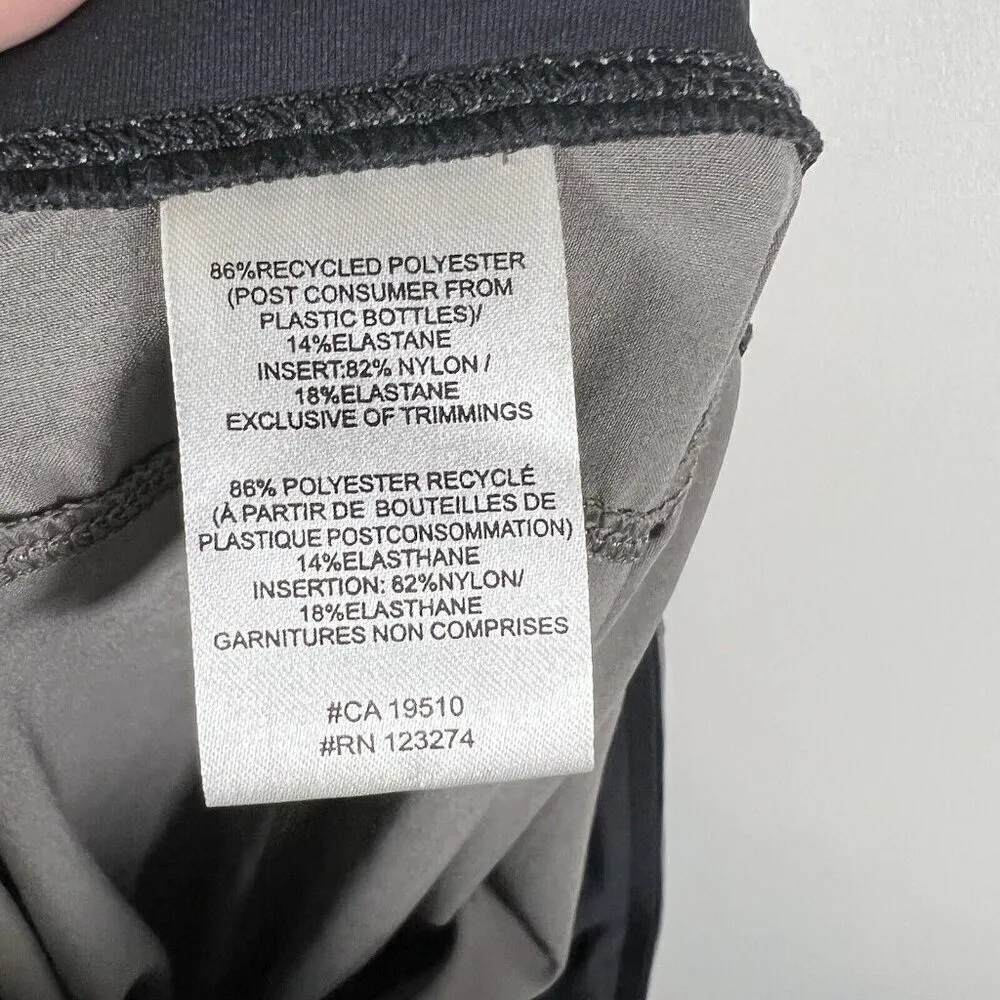 Lole women’s size Medium‎ gray and black activewear drawstring pants sustainable - Image 7