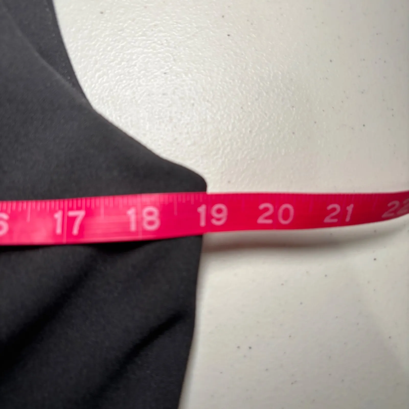 Calvin Klein Black Sleeveless Fit and Flare Cocktail Dress 12 Mesh Band Back Zip - Image 8