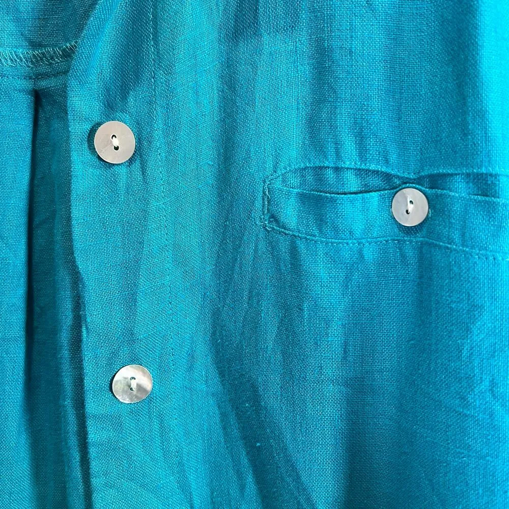 Chicos Design Vintage Linen Button - Image 3