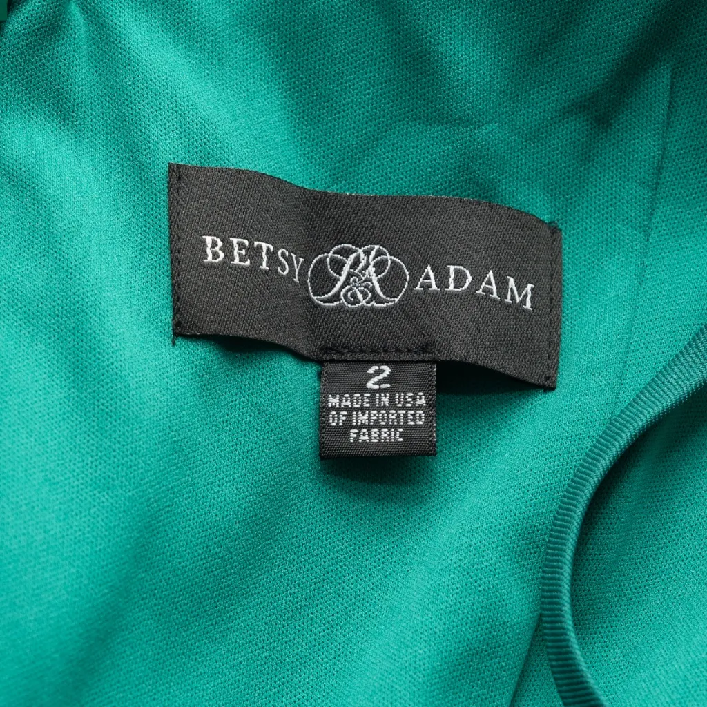 Betsy & Adam - Flounce-Hem Midi Dress. - Image 4