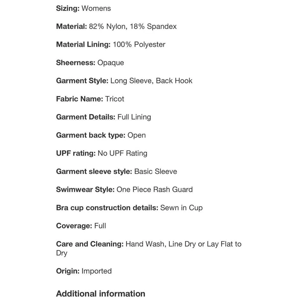 Women's Tropical Print Long Sleeve One Piece Swimsuit - Kona Sol Black L - Image 5