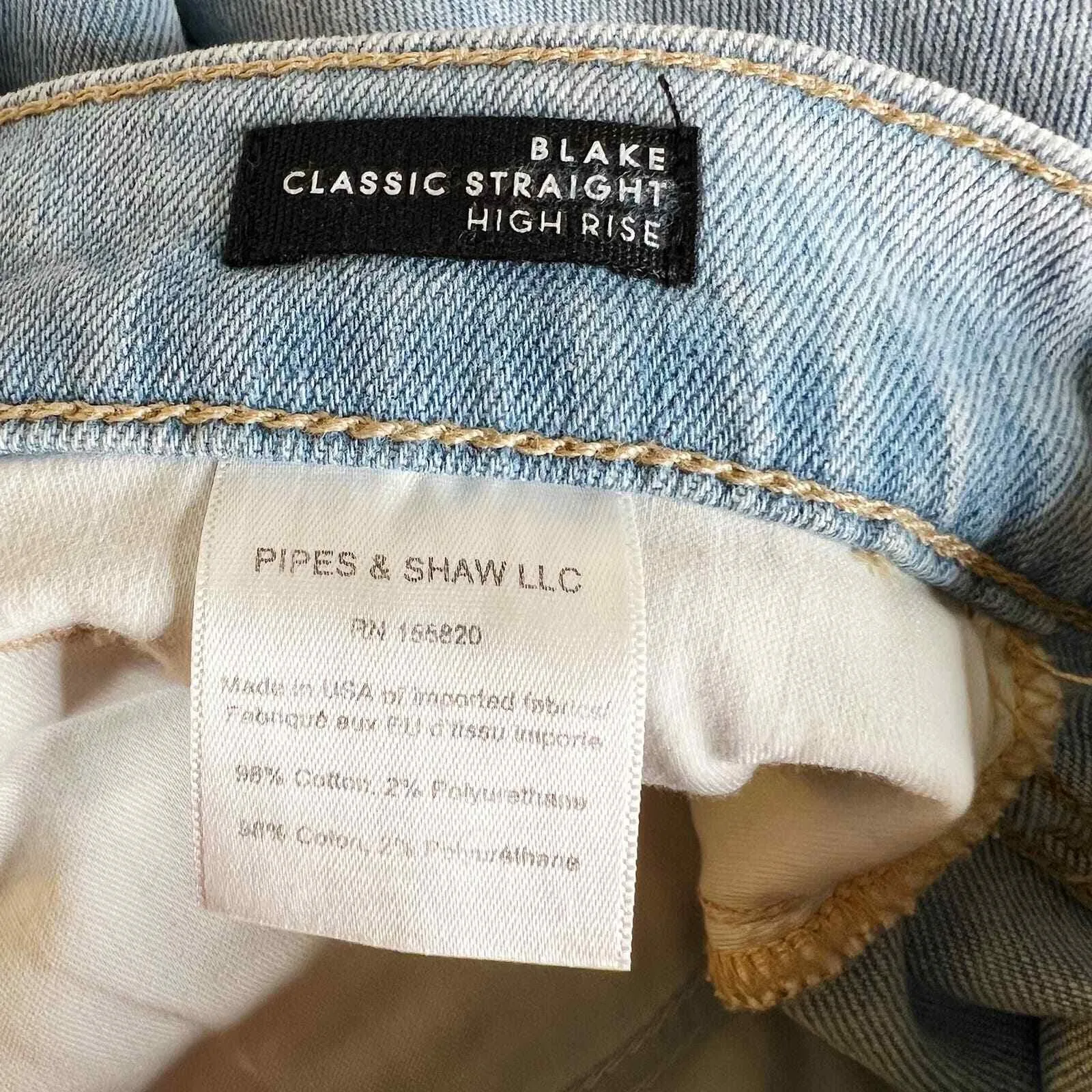 NWT Veronica Beard Blake Crop Straight Leg Jeans in Aire Sz 27 Denim Everyday - Image 11