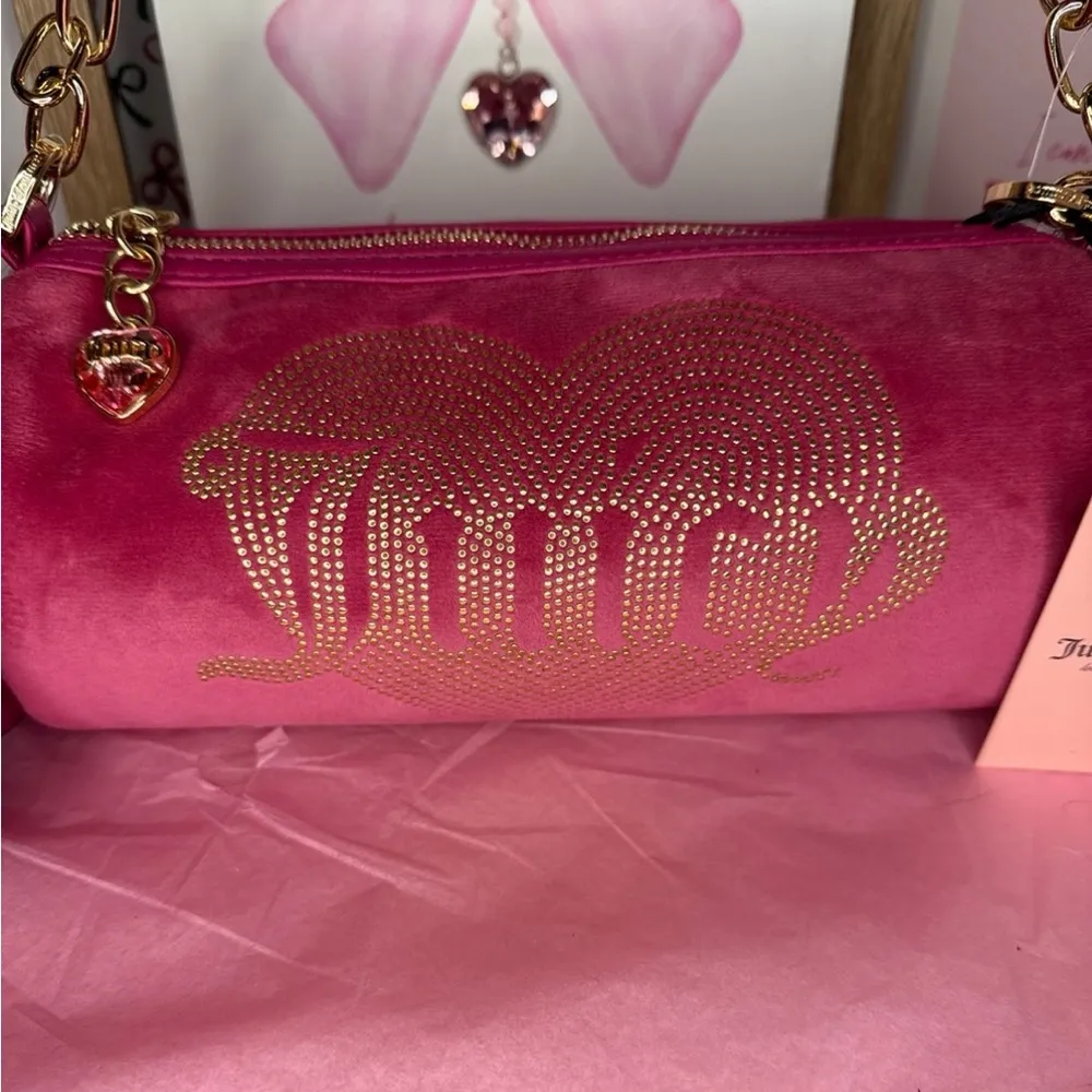 NWT Juicy Couture Queen Couture Shoulder Bag Raspberry Tart - Image 2